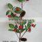 2015 newest special artificial holly morning glory leaf and foam red berry pick 15" branches pick for chrismas decoration pick