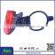 New Style High Quality 4 LED Red Light Rechargeable Safety USB Bicycle Rear Light