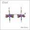 Yiwu Wholesale Jewelry Factory Fashion Ethnic Bohemian Beaded Animal Drop Earrings Dragonfly Dangle Earrings
