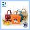 different colors shopping bags lunch bag