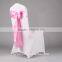 Wedding and party spandex chair cover with satin sash