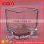 Crystal glass handicrafts,clear glass candle holder for home decorations wholesale