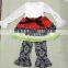 Boutique Tutu Dress Stripe Black Top Baby Girl Birthday Fairy Dress Child Toddler Dress