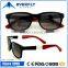 2015 FASHION POPULAR ACETATE POLARIZED SUNGLASSES WITH DARK BLACK RED COLOR