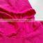 Durable red color terry loop towelling hooded towel poncho robe towel