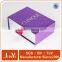 creative luxury design cosmetic box packaging silver logo stamping