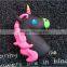 Factory wholesale cheap emoji power bank PVC American unicorn power bank emoji battery charger unicorn battery charger
