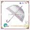 dome shape hand open clear umbrella