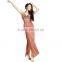 Wuchieal High Elastic Lace Belly Dance Practice Dress Bellydance Costume without Sleeves