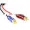 ZY ZY-013 HiFi Cable Professional 3.5mm to AV 2 RCA Audio Cable