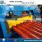 Glazed Tile Roll Forming Machine / Aluminium Corruagted Roof Tile Making Machine