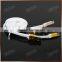 Custom Laser Logo 1M Aluminum Micro USB Cable, Flat 5 Pin Micro USB Data Charging Cable For Samsung