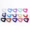 New design low price silicone heart shaped pendant teething,silicone baby teether necklace