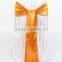 factory selling party banquet chairs satin bows colorful chair decoration satin sashes