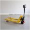 stable 2.5 ton hand hydrualic pallet truck fit to deliver in narrow place