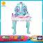 Top snow Musical plastic beauty play set dressing table toy with mirror and light