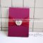 Gorgeous Burgundy wedding invitation boxes