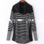 BGA15069 Cotton women fashion autumn stripped sweater knitted pullover