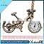 Bicycle Cartoon Watch Vintage Necklace Watch