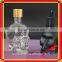 Small Skull Perfume Bottle With Frosted Oil Glass Bottle With Clear Glass Bottles With Screw Cap