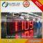 Beautiful 16'',20'',24'',27'' Outdoor Led Time and Temp Display with IP65 waterproof level