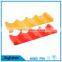 Hotsale silicone rectangle wine rack with antique color