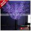 Wedding party decoration led lighted lamp fake electric blossom flowers bonsai decoration cherry tree
