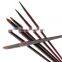 Free Art Supply Sample Wholesale Artist Brush 6Pcs Professional Wood Handle Nylon Hair Roung Watercolor Gouache Paint Brush Set