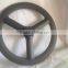 2015 New design 700c 3 spoke wheels carbon fiber T800 carbon tri-spoke wheels 3k glossy matte