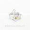 Heart 18Kgold Metal Charms European Charm Bracelet Necklace 100% Real 925 Sterling Silver S192 Best Gifts For You Or Friends