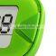 Belt Clip ABS 2D Pedometer with Tan Leather Grain