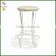 2016 new item hot sale modern furniture design antique industrial metal bar stool