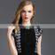 Pretty Steps 2016 Latest Dress Designs,casual dress summer dress black embroidered National dress