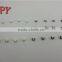 Zipper Brass Metal H Type Bottom Stop and U Type Top Stop