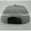 Fashion 5 panel snapback cap/hat black 3D embroidery baseball cap