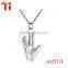 Fashion stainless steel pendant hand pendant, scalar energy pendant for men