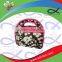 Promotional flower print portable insulated lunch bag