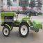 mini tractor with harvester