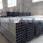 Outdoor galvanized perforated steel square road traffic sign post