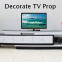 Fake Dummy decorate/LED TV Prop for furniture showroom decoration design art