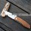 High quality zebra wood handle knife, multi function outdoor knife