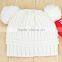 New Korean New Fashion Baby Girls Boys Kids Children Dual Ball Knit Sweater Cap