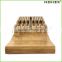 Quality & Elegant Bamboo Knife Block Knife Storage Tray Homex BSCI/Factory