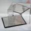 China supplier wholesale luctie plastic acrylic toy storage box with lock for dispaly