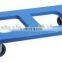General Purpose Dolly, Platform Style Open, Raised Ends, Load Capacity 1200 lb.