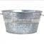 Galvanized Metal Bucket with Handle