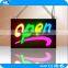 open sign! flash led sign,full color change ,remote control led sign for anywhere you want have a business