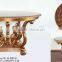 FA-329P-01 Leading antique round table with thick paper and glass top