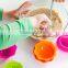 Silicone round cake pan easter egg cake mold egg tart cup microwave baking pan
