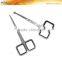 SEM0014 4-3/4'' Stain Polished Blades Square Handle Nose Hair Scissors